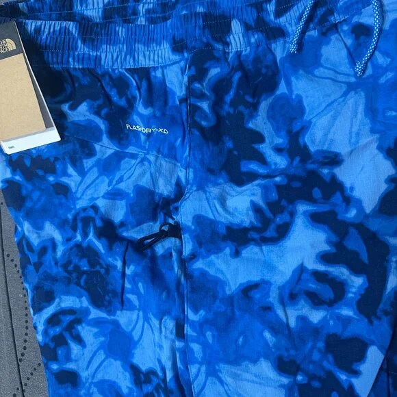 THE NORTH FACE PATHFINDER HYDRO BLUE'S FLASH DRY LINED SHORTS SIZE L O M MEN $60 - Picture 3 of 6